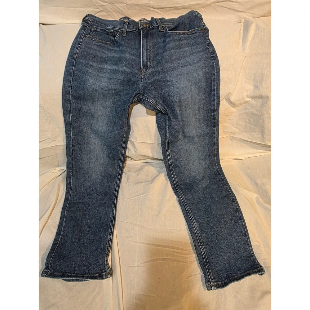 Eddie Bauer Mens Jeans Blue Medium Wash Straight Leg 36x29